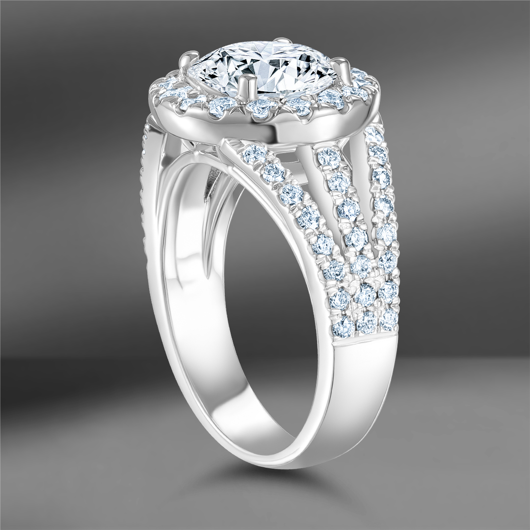 продажа Золотое кольцо Emporium Gold с бриллиантами 2.20 Ct в салоне «Emporium Gold»