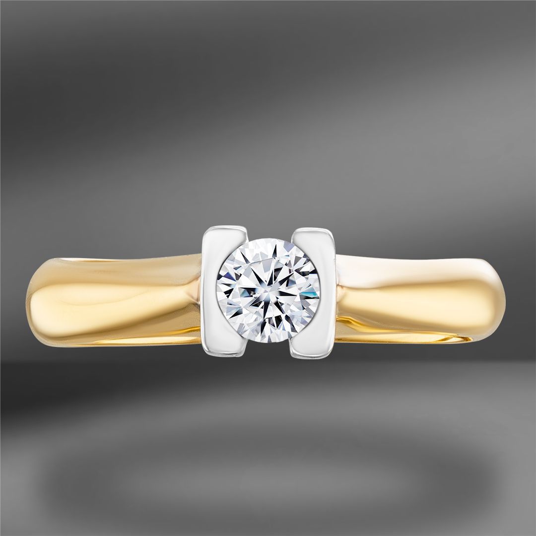 продажа Золотое помолвочное кольцо с бриллиантом 0.29Ct в салоне «Emporium Gold»
