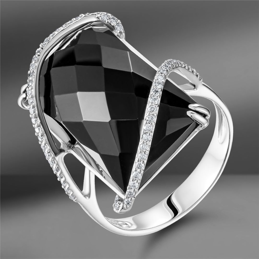 Золотое кольцо с бриллиантами 0.30 Ct (Eu 57)