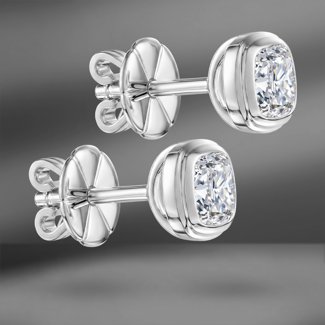 продажа Золотые серьги с бриллиантами 1.80 Ct GIA в салоне «Emporium Gold»