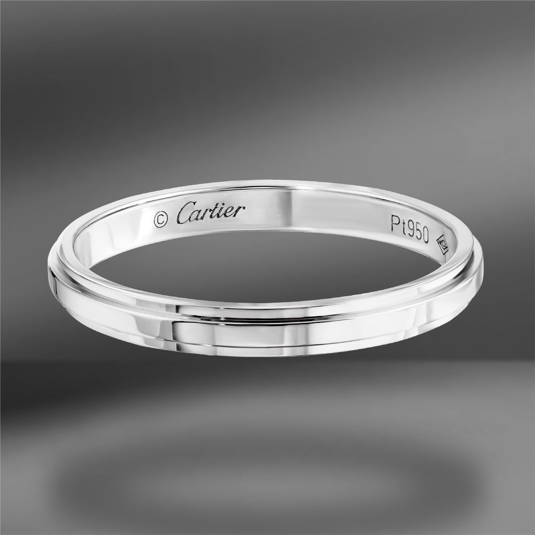 Обручальное кольца в стиле «CARTIER» из красного золота