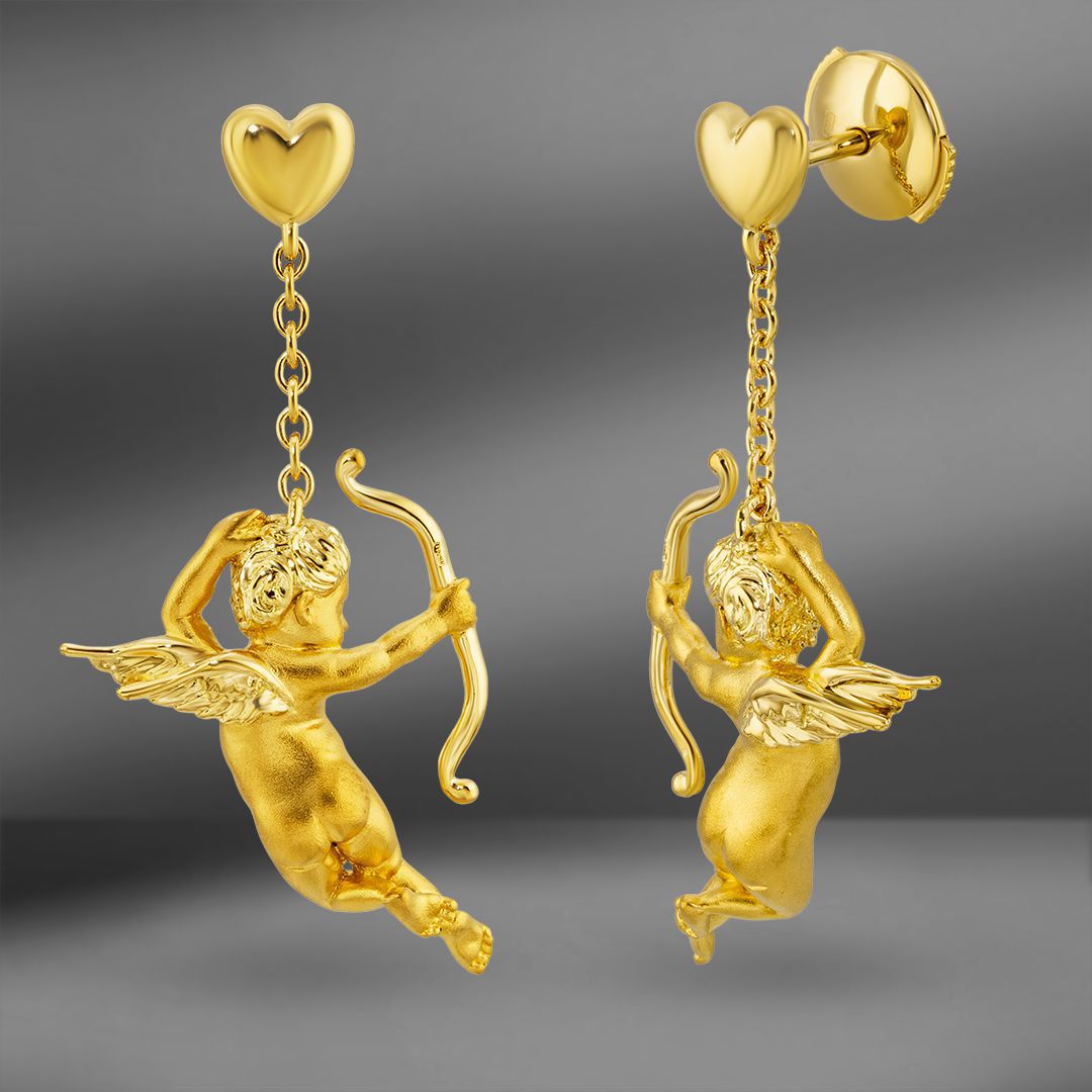 продажа Золотые серьги Carrera Y Carrera Baby Angel в салоне «Emporium Gold»
