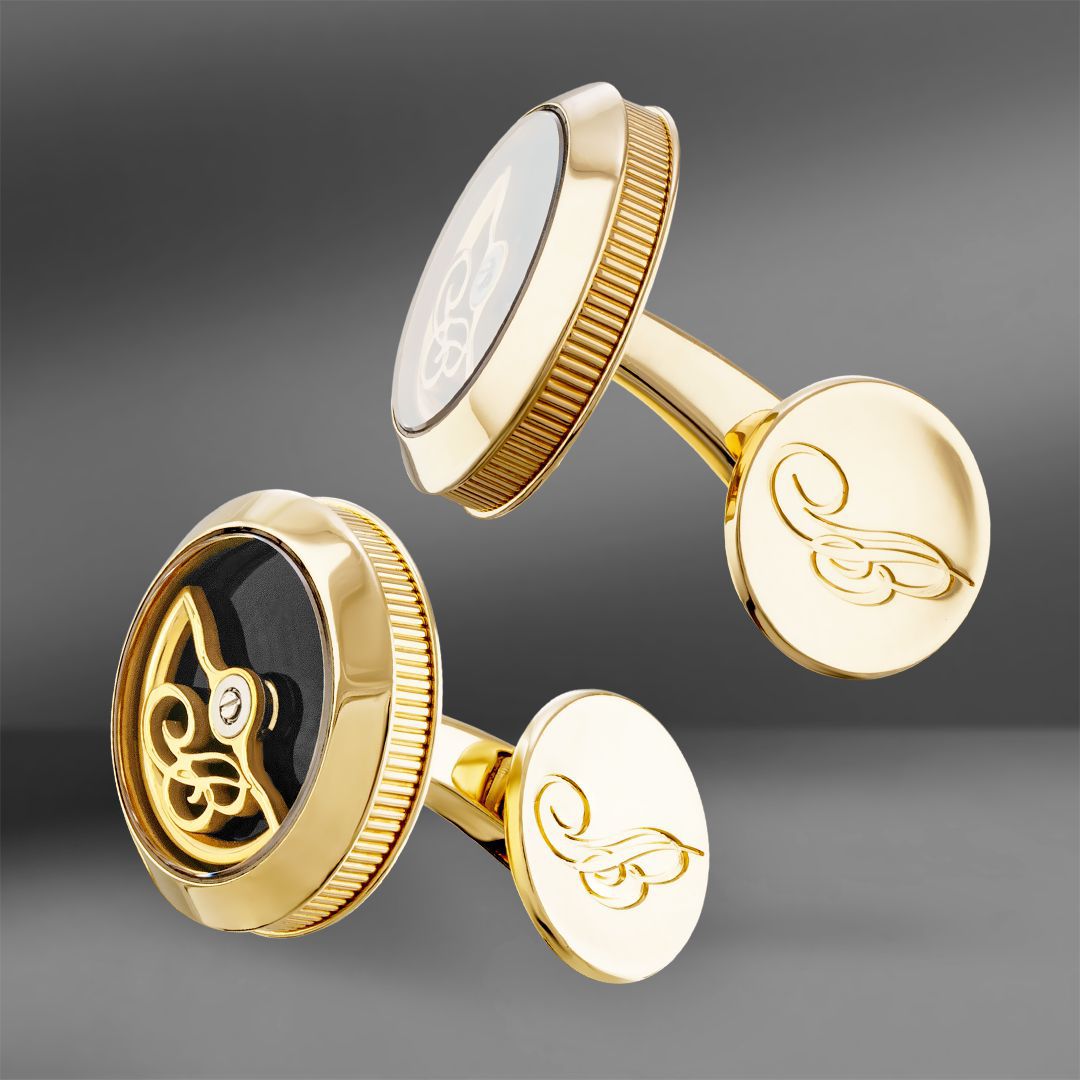 продажа Золотые запонки Breguet Classique в салоне «Emporium Gold»