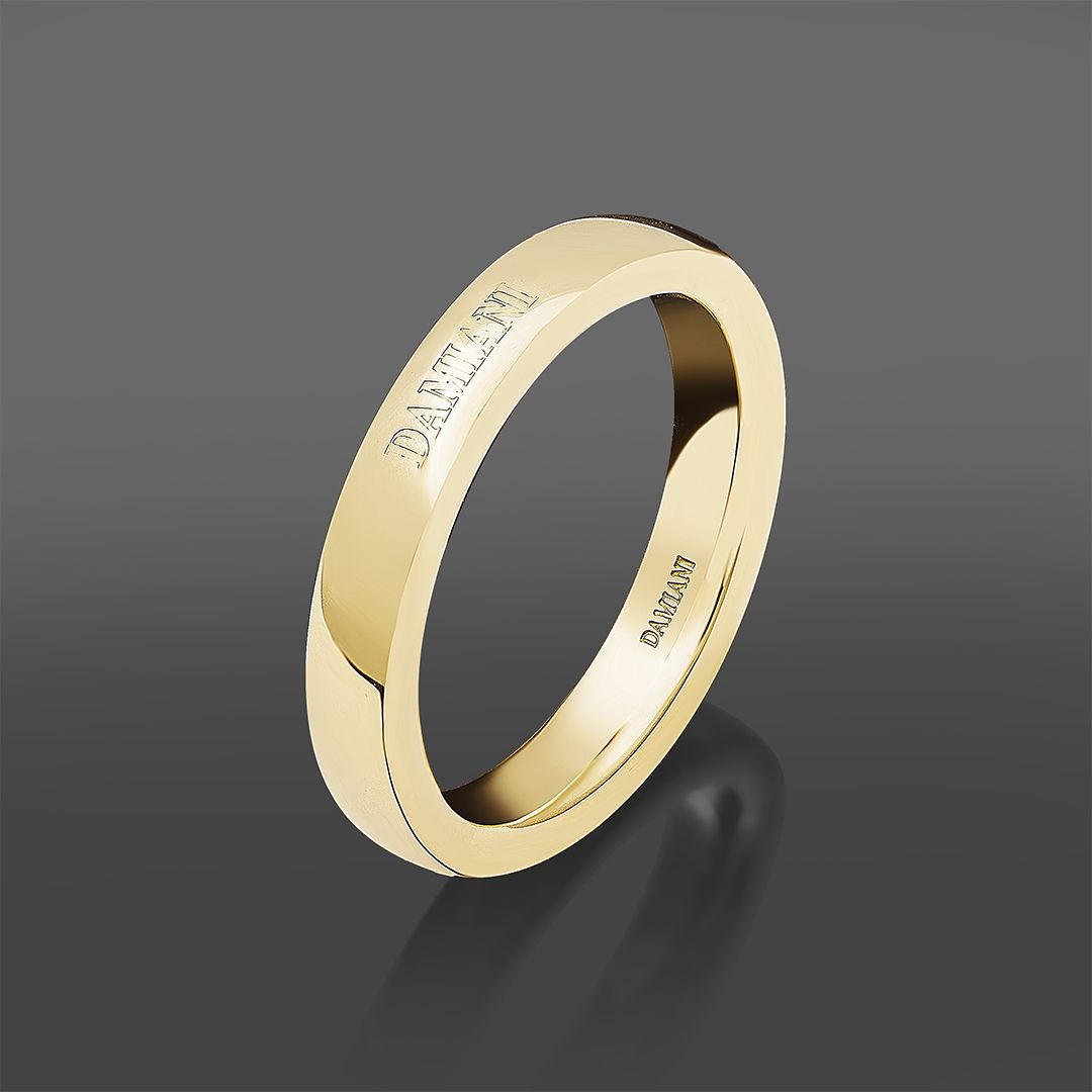 Золотое обручальное кольцо Damiani Le Fedi