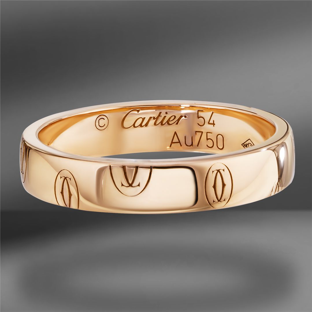 продажа Золотое кольцо Logo de Cartier Size 54 в салоне «Emporium Gold»