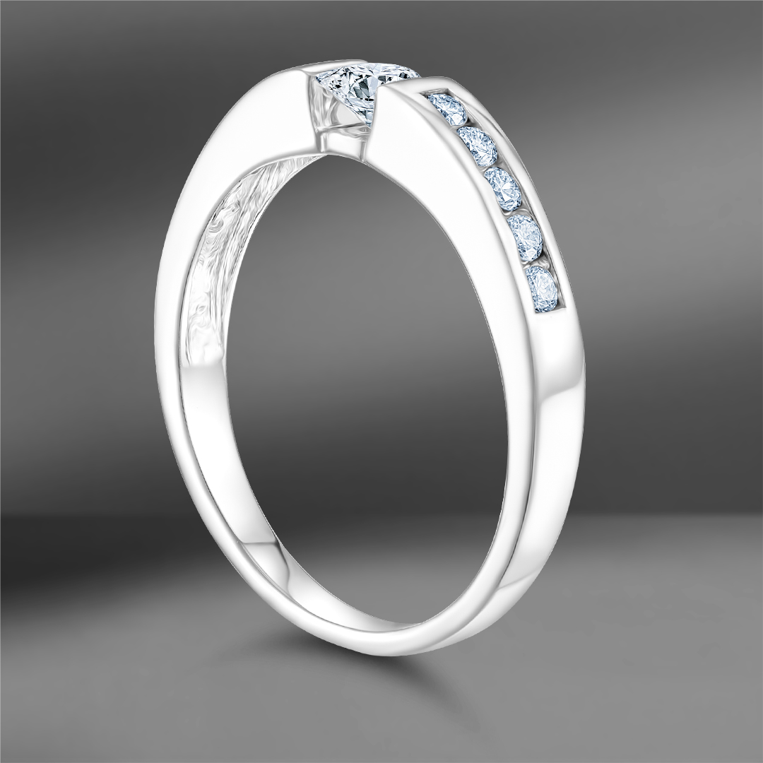 продажа Золотое кольцо с бриллиантами 0.41 Ct (Eu 54) в салоне «Emporium Gold»