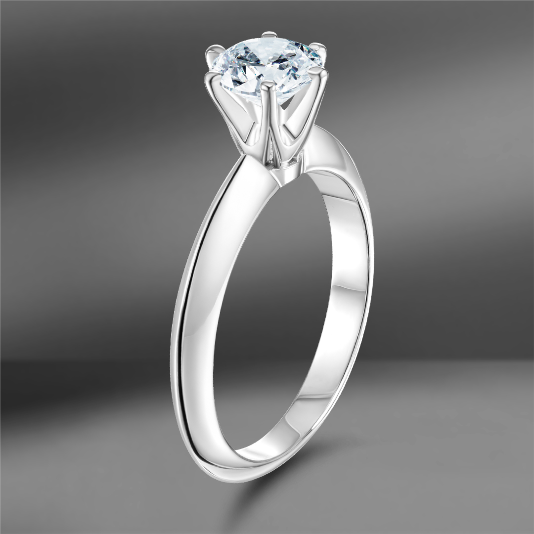 продажа Золотое кольцо с бриллиантом 0.77 Ct в салоне «Emporium Gold»