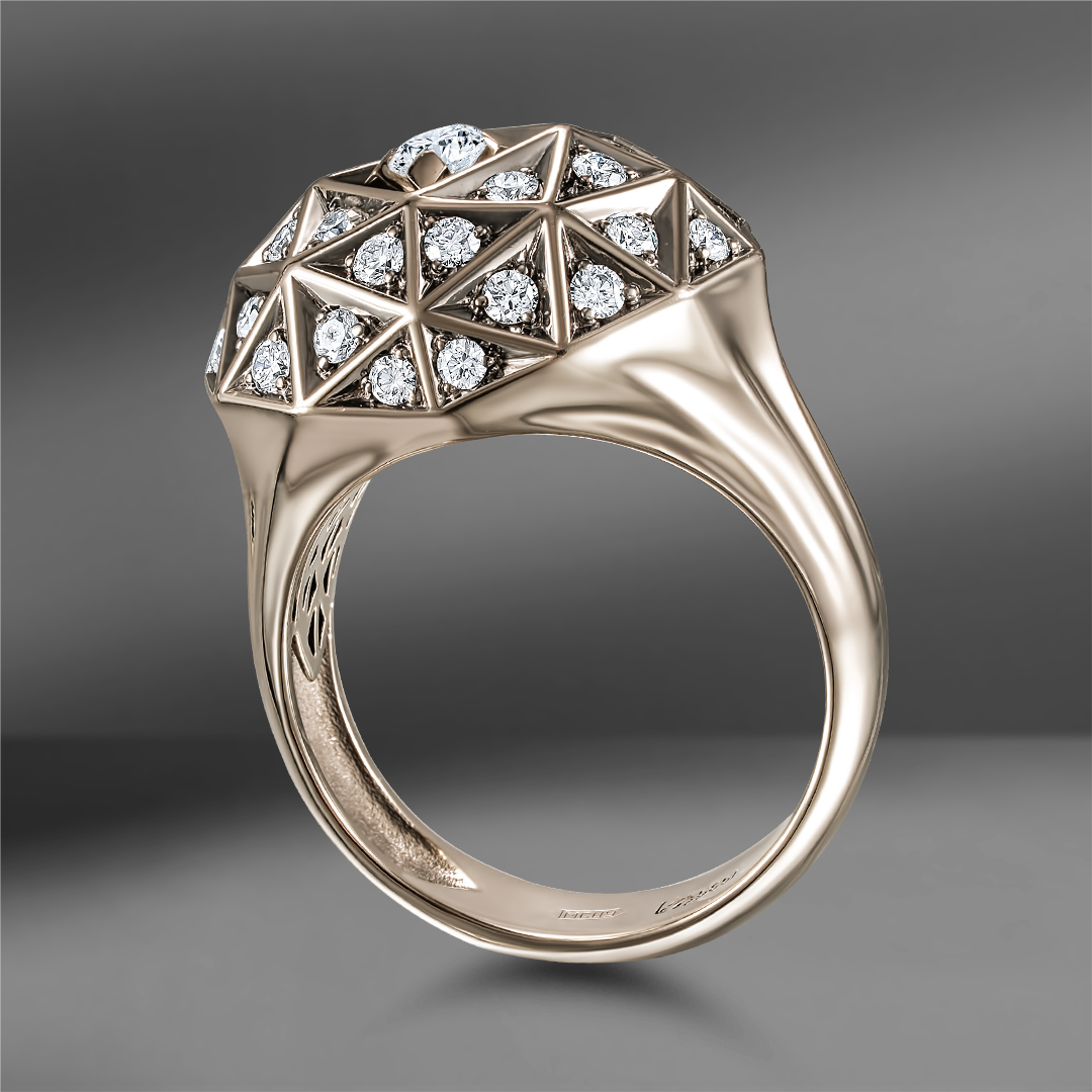 продажа Золотое кольцо Ringo с бриллиантами 0.81 Ct в салоне «Emporium Gold»
