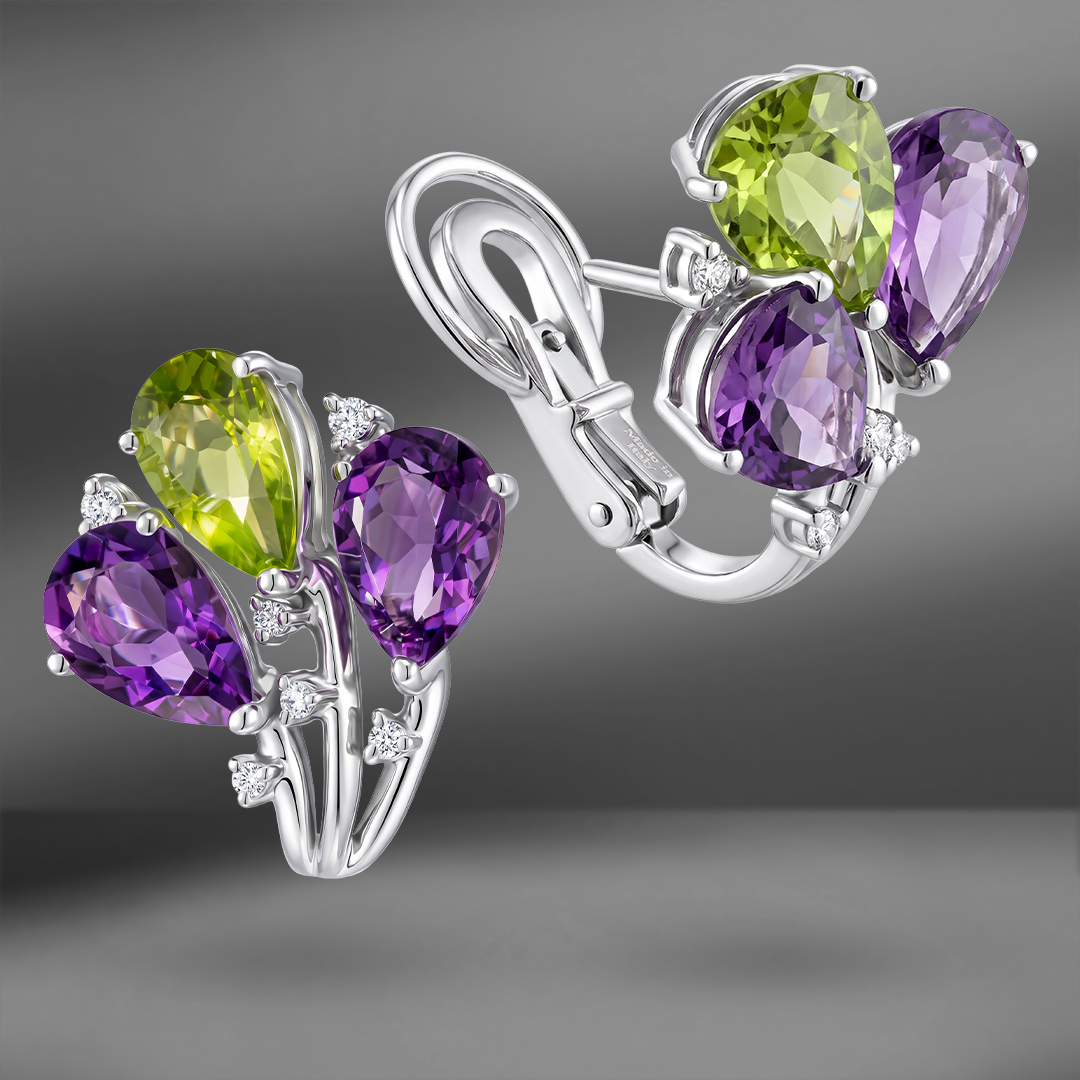 продажа Серьги из белого золота Alfieri & St.Jonh в салоне «Emporium Gold»