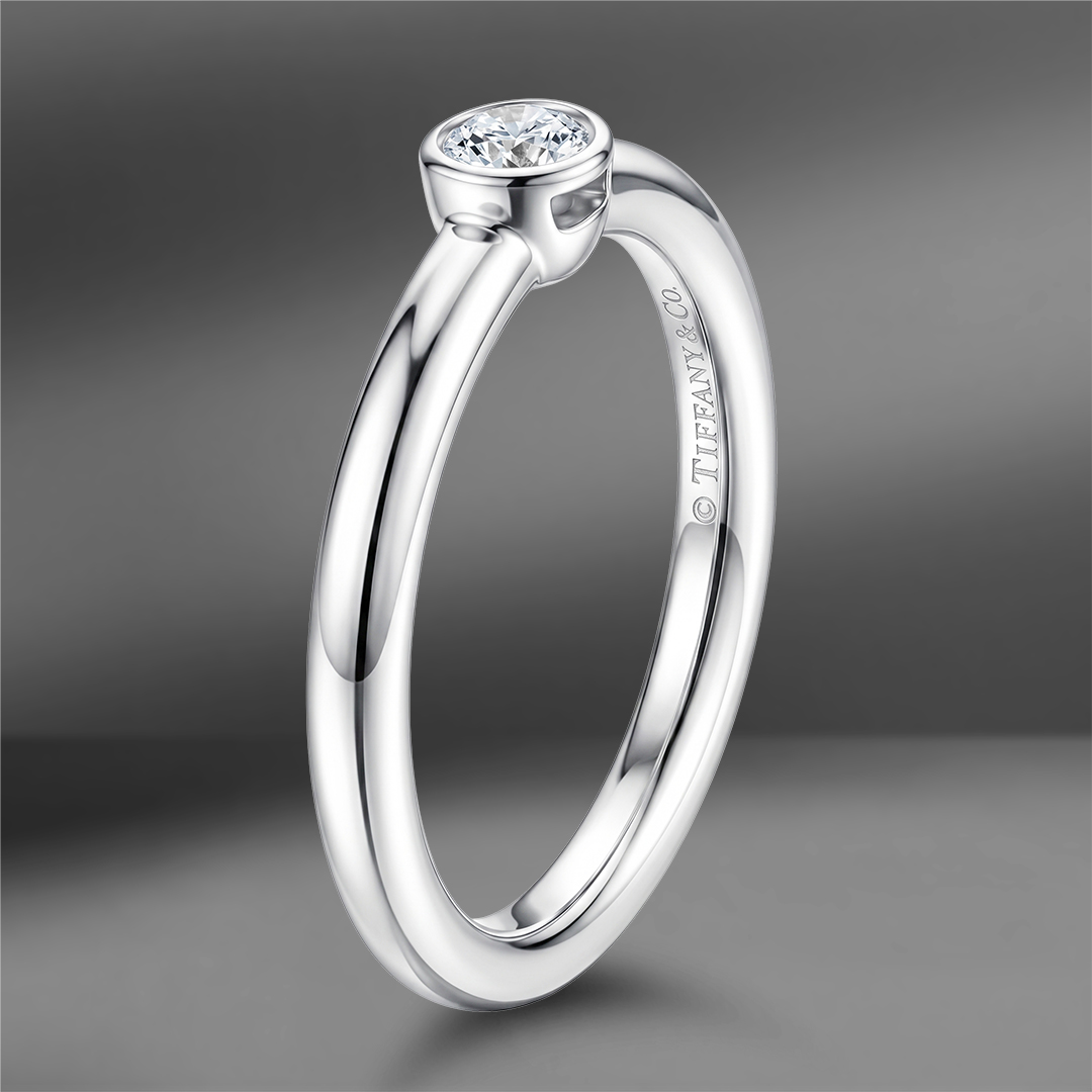 продажа Кольцо из платины Tiffany & Co. Bezet в салоне «Emporium Gold»