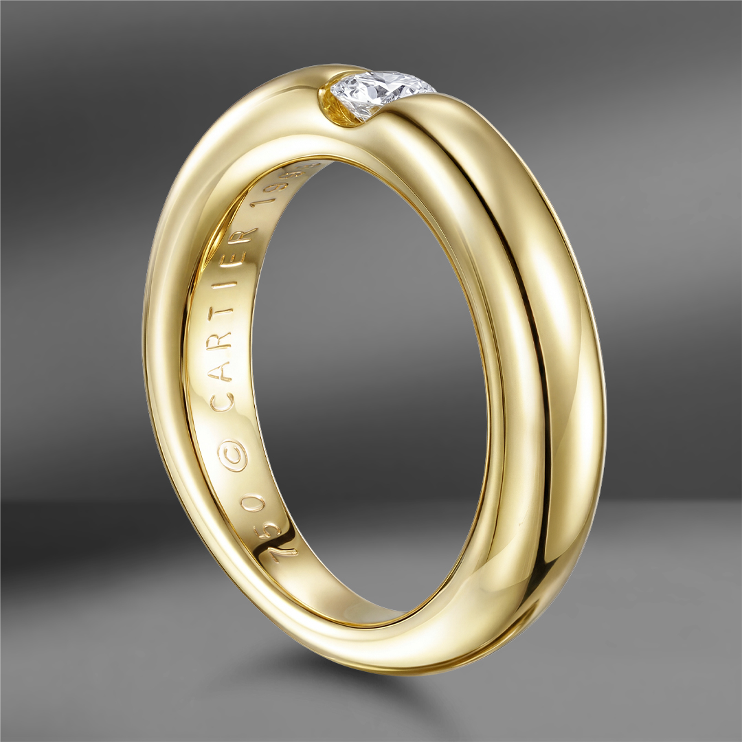 продажа Золотое кольцо Cartier Ellipse Vintage в салоне «Emporium Gold»