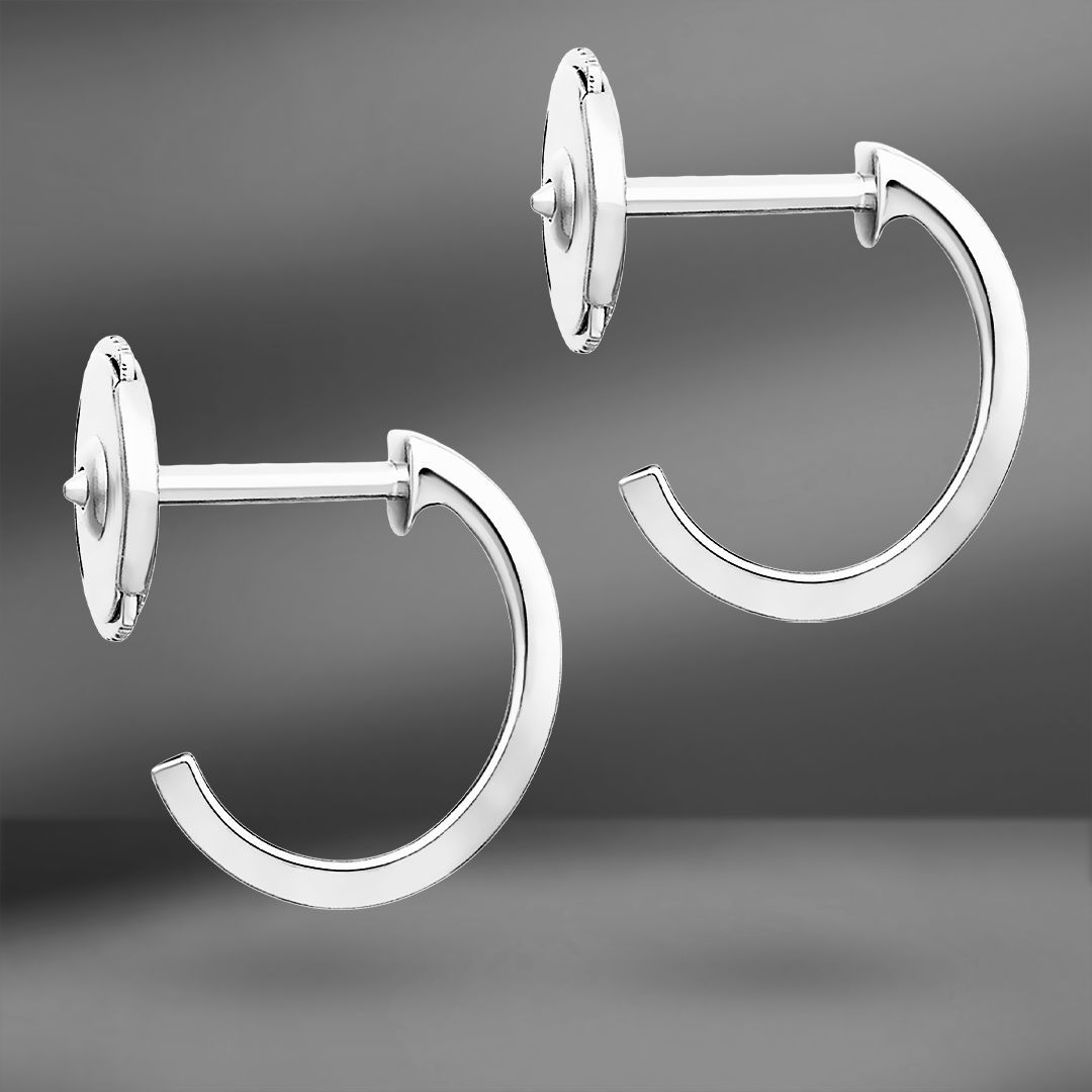 продажа Серьги из белого золота Cartier Love Small в салоне «Emporium Gold»