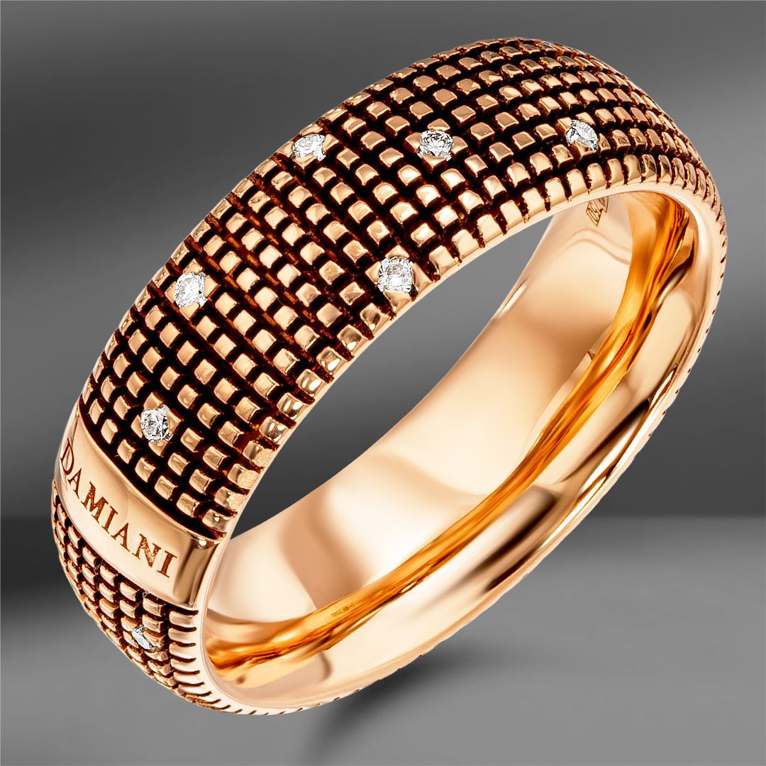 Золотое кольцо Damiani Metropolitan Dream