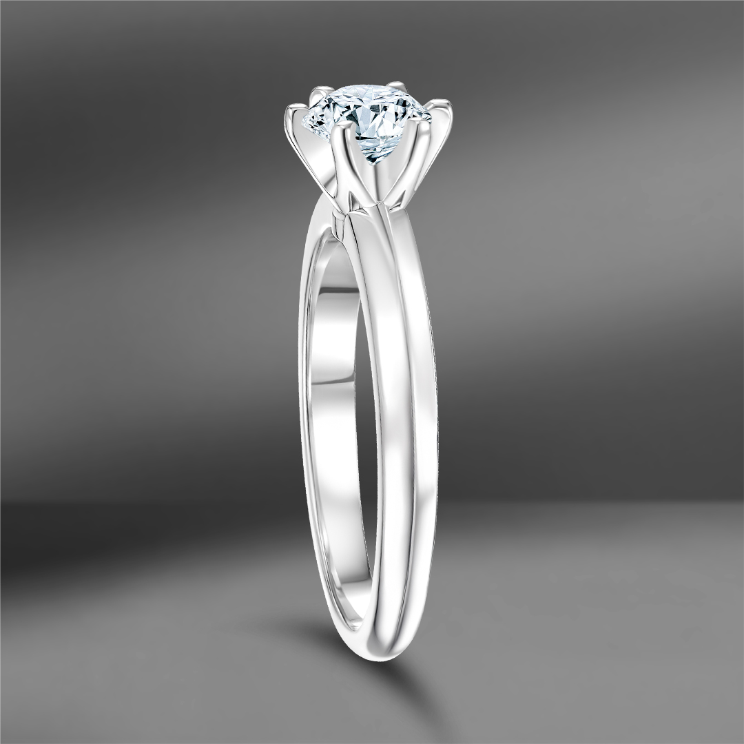 продажа Золотое кольцо с бриллиантом 0.50 Ct (Size 15.5) в салоне «Emporium Gold»