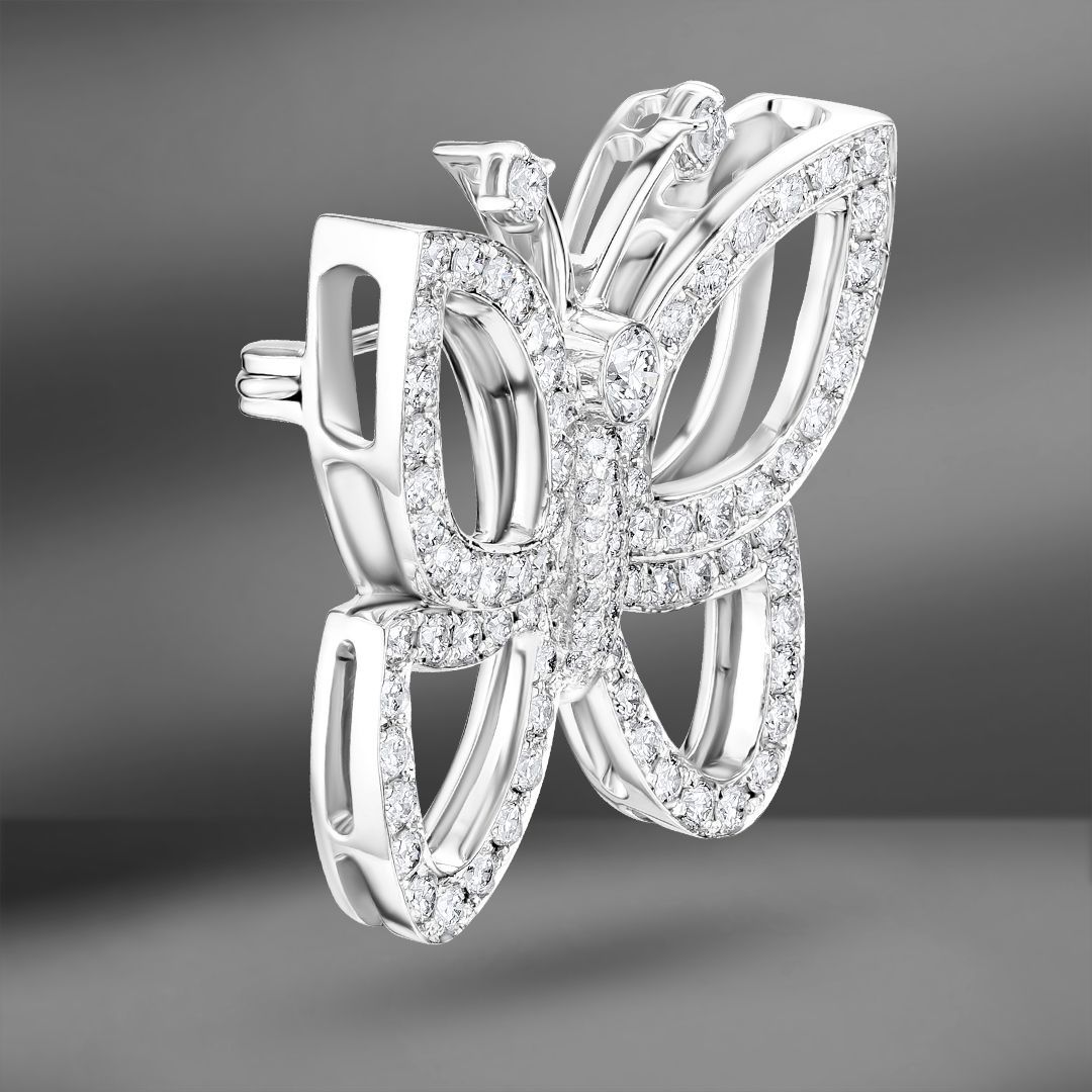 продажа Золотая брошь Emporium Gold с бриллиантами 2.28 Ct в салоне «Emporium Gold»