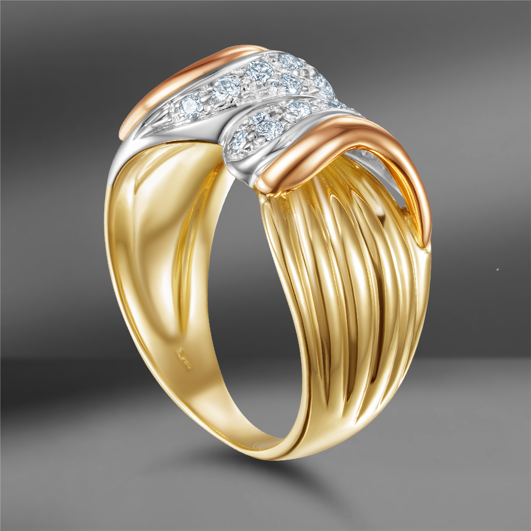 продажа Золотое кольцо с бриллиантами Damiani Vintage в салоне «Emporium Gold»