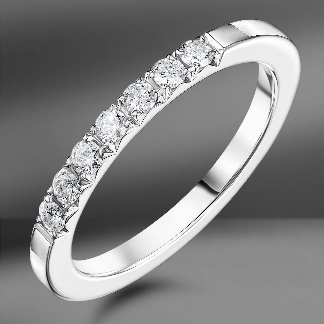 Золотое кольцо Track с бриллиантами 0.28 Ct