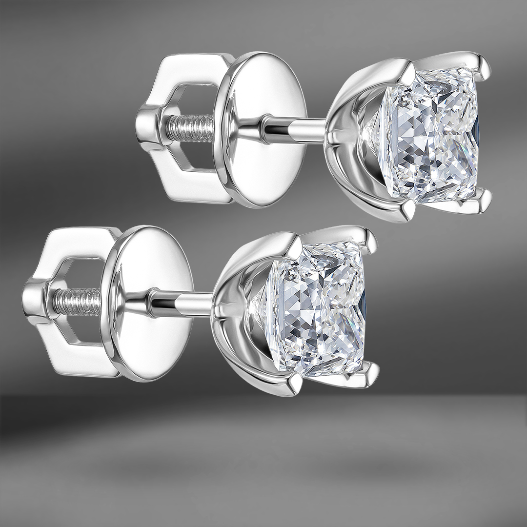 продажа Золотые пусеты Emporium Gold с бриллиантами 2.01 Ct в салоне «Emporium Gold»