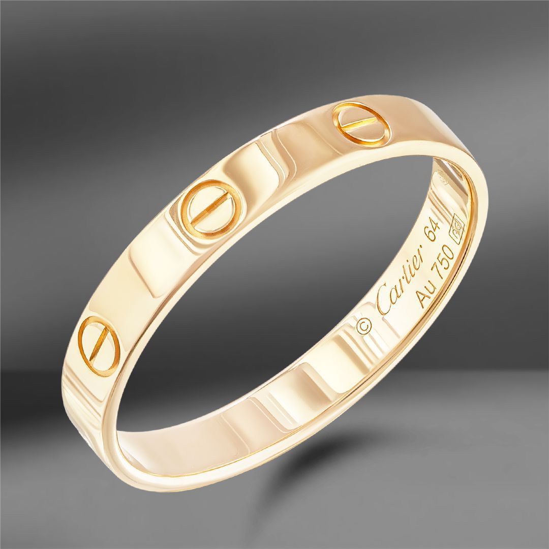 Золотое кольцо Cartier Love 20.38 (Eu 64 ) купить в Москве