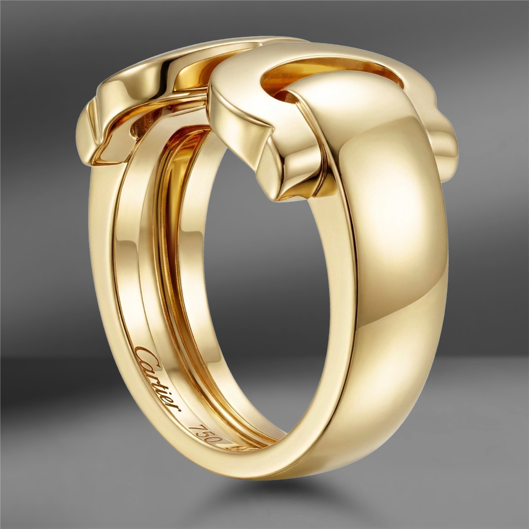 продажа Золотое кольцо Cartier C de Cartier (Eu 54) в салоне «Emporium Gold»