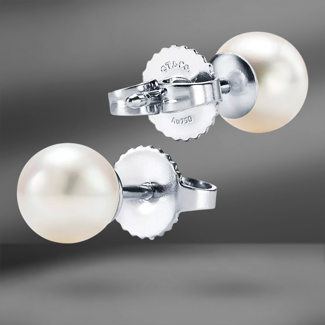продажа Золотые серьги с жемчугом Tiffany & Co. Signature в салоне «Emporium Gold»
