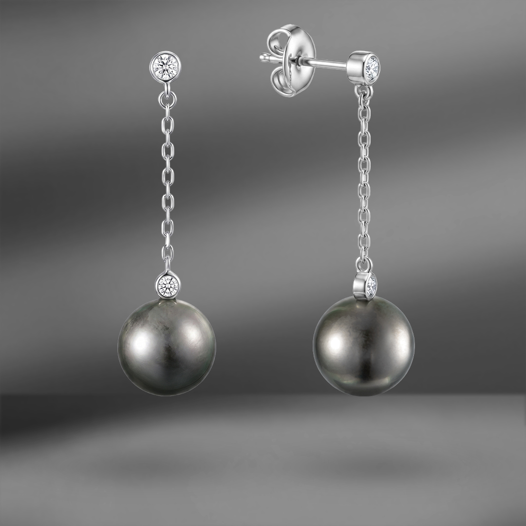 продажа Золотые серьги с жемчугом Mikimoto в салоне «Emporium Gold»