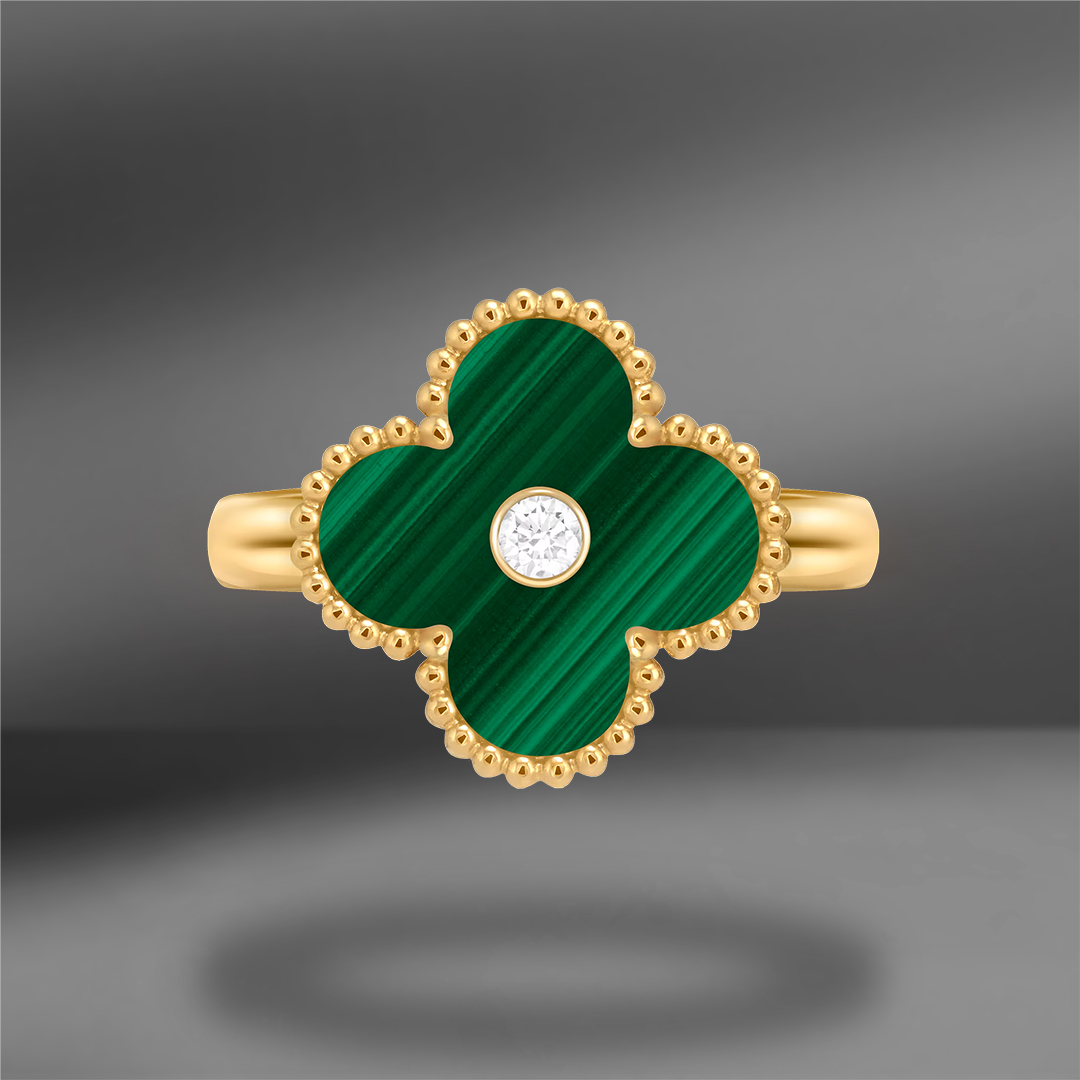 продажа Золотое кольцо Van Cleef & Arpels Vintage Alhambra (Eu 51) в салоне «Emporium Gold»