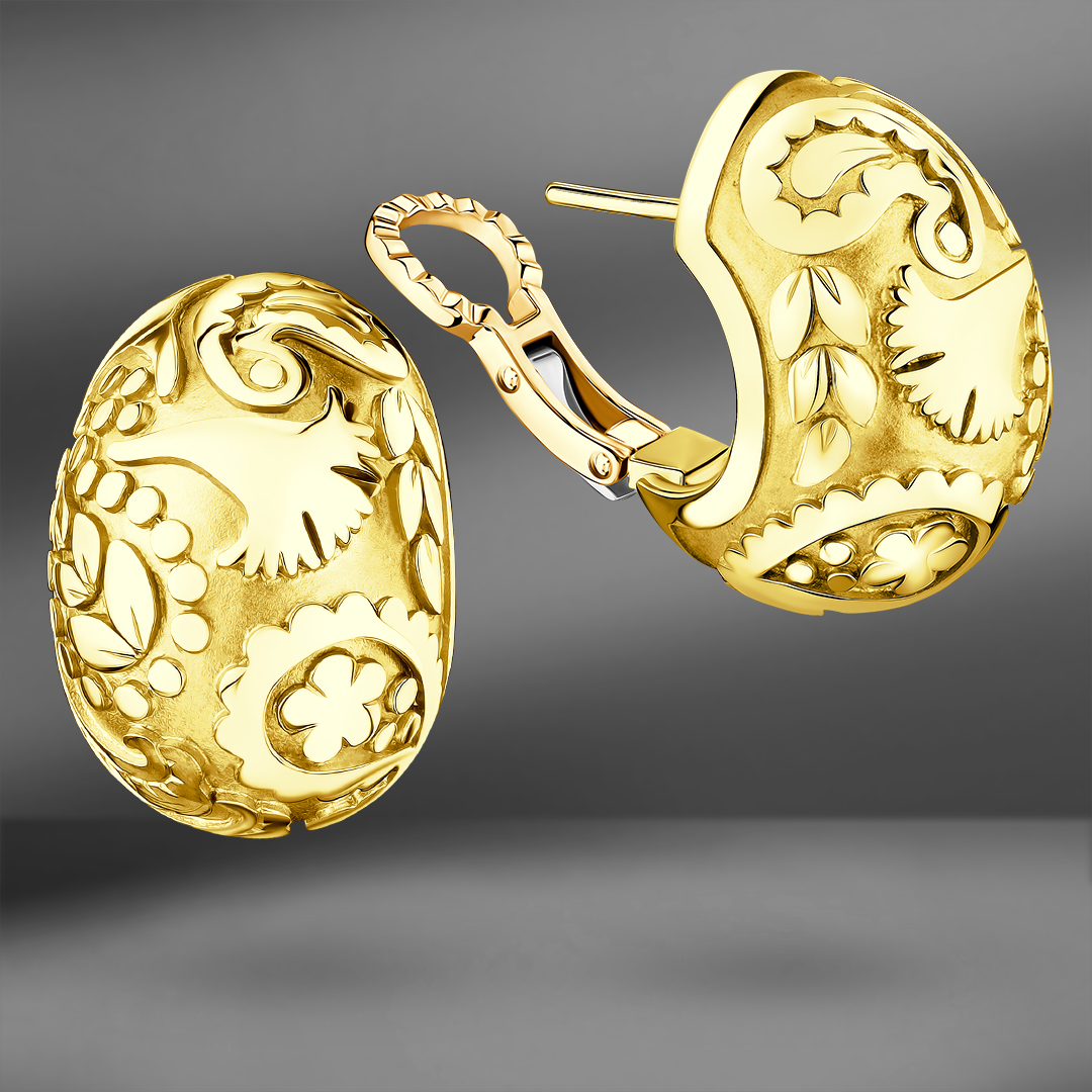 продажа Серьги из желтого золота Carrera Y Carrera Aqua в салоне «Emporium Gold»