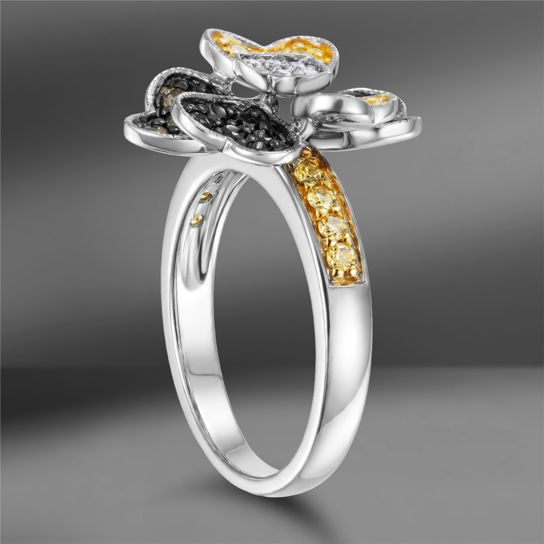 продажа Золотое кольцо Emporium Gold с сапфирами и бриллиантами (Eu 53) в салоне «Emporium Gold»