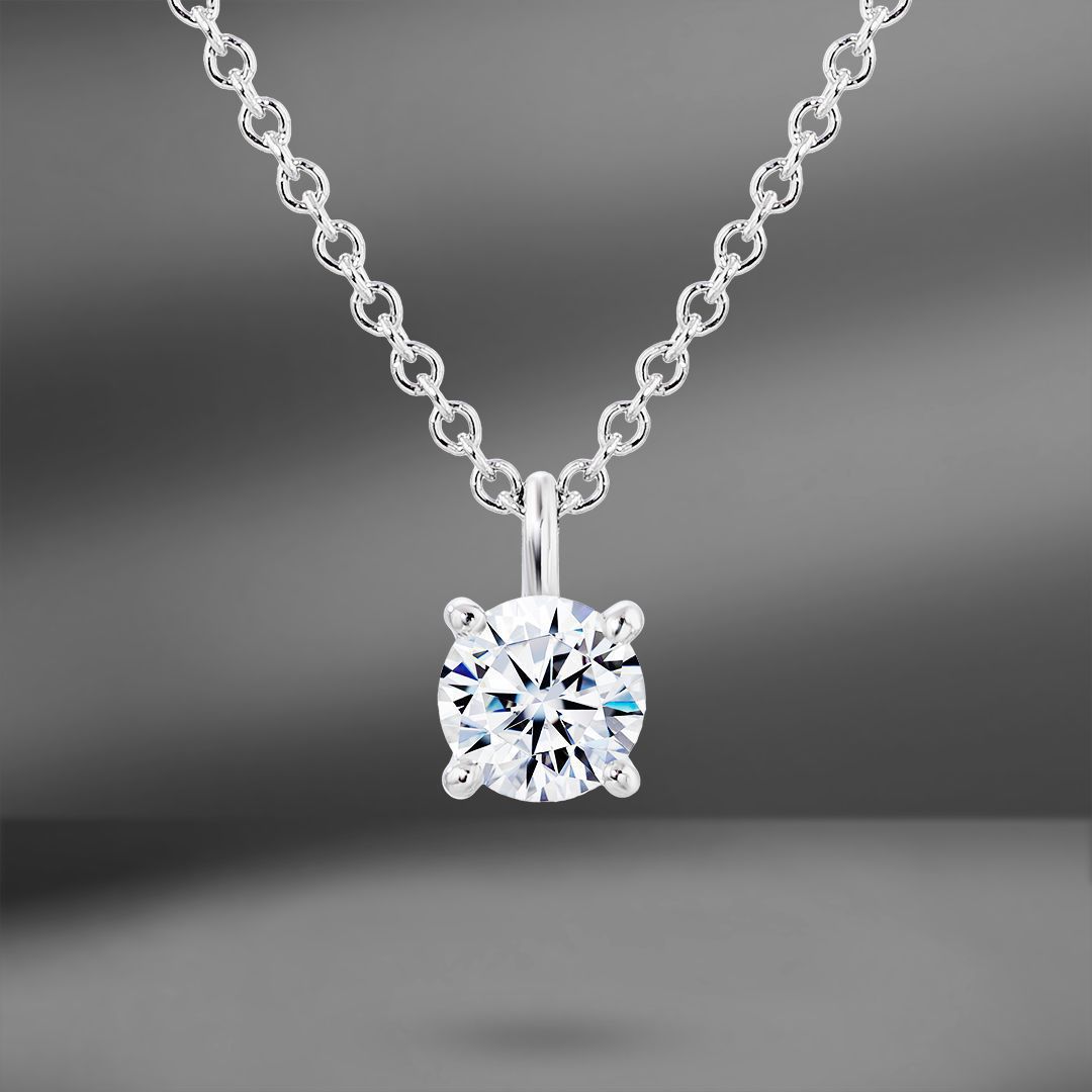 Колье Tiffany&Co. Solitaire с бриллиантом 0.30 Ct