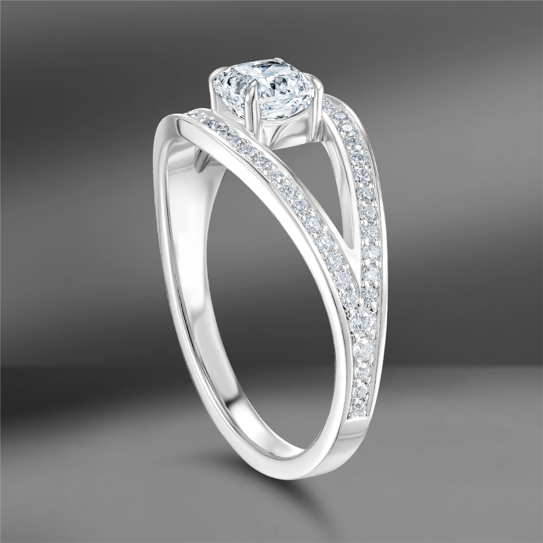 продажа Золотое кольцо с бриллиантами 0.96 Ct GIA в салоне «Emporium Gold»