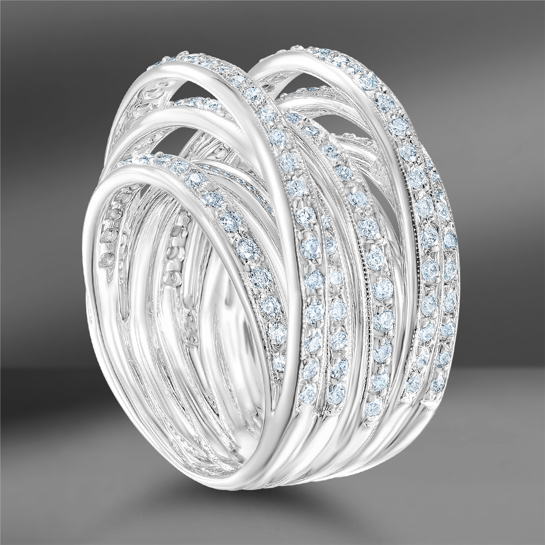 продажа Золотое кольцо с бриллиантами 1.51 Ct в салоне «Emporium Gold»