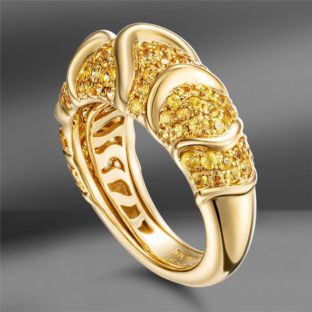 продажа Золотое кольцо с сапфирами Mousson в салоне «Emporium Gold»