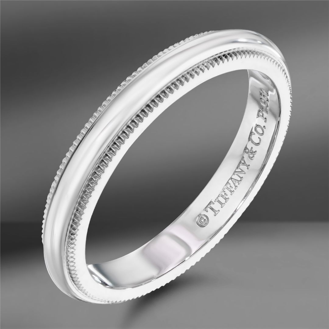 Обручальное кольцо Tiffany&Co. Together Milgrain  (Eu 62)