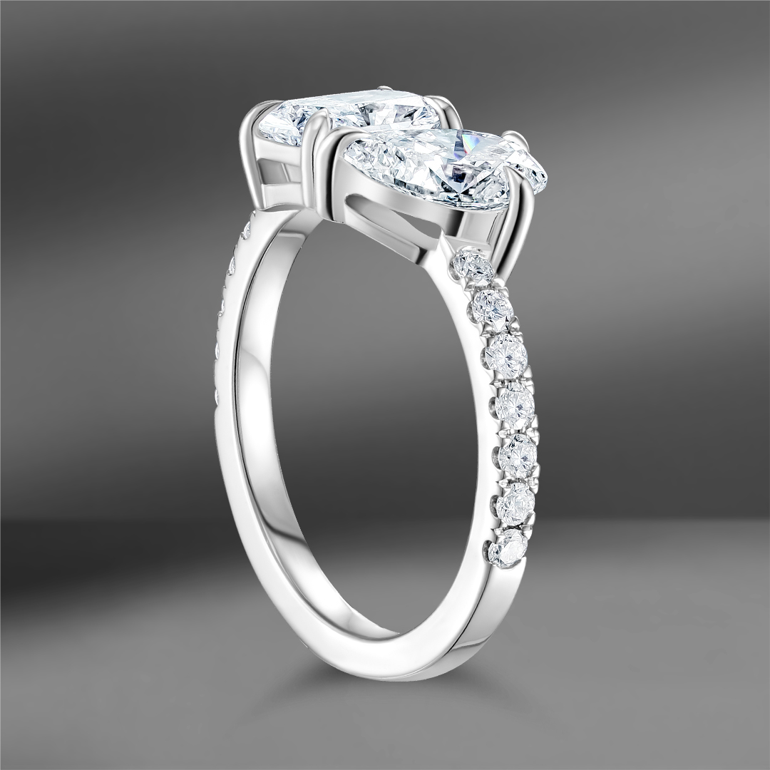 продажа Золотое кольцо с бриллиантами 2.17 Ct (Eu 53) в салоне «Emporium Gold»