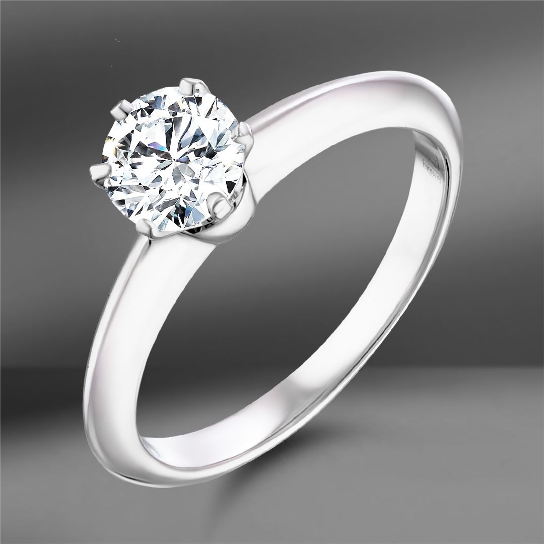 Кольцо Tiffany&Co. Setting с бриллиантом 0.61 Ct