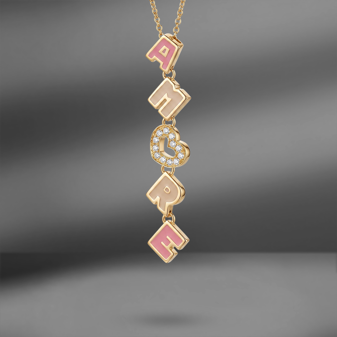 продажа Золотое колье с эмалью и бриллиантами Pasquale Bruni Amore в салоне «Emporium Gold»