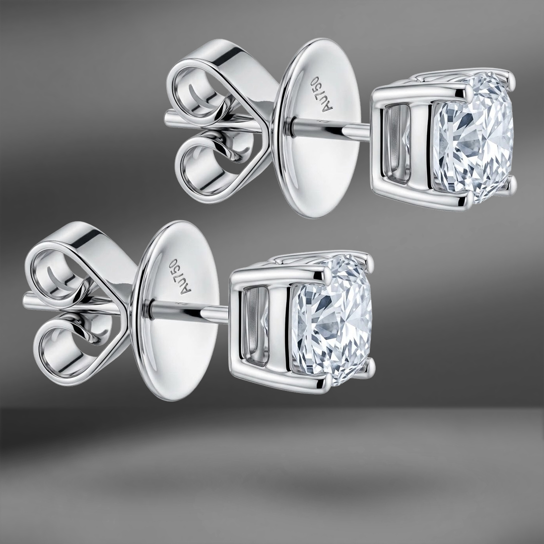 продажа Пусеты из платины с бриллиантами 2.10 Ct GIA в салоне «Emporium Gold»