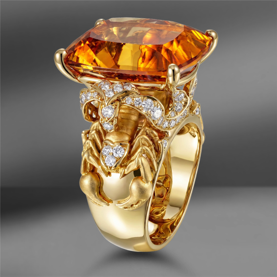 продажа Золотое кольцо Magerit Scorpion в салоне «Emporium Gold»