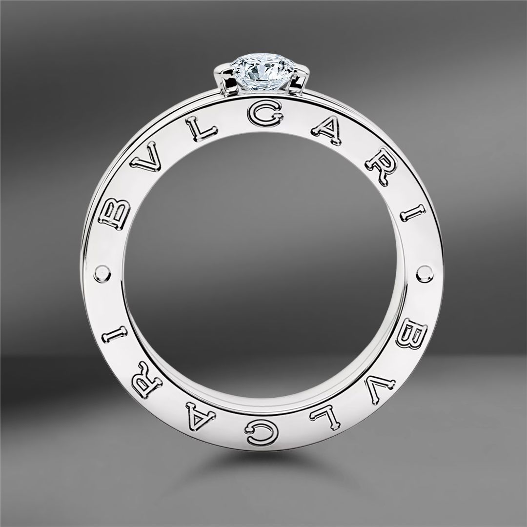 продажа Золотое кольцо Bvlgari B.Zero1 с бриллиантами (Eu 52) в салоне «Emporium Gold»