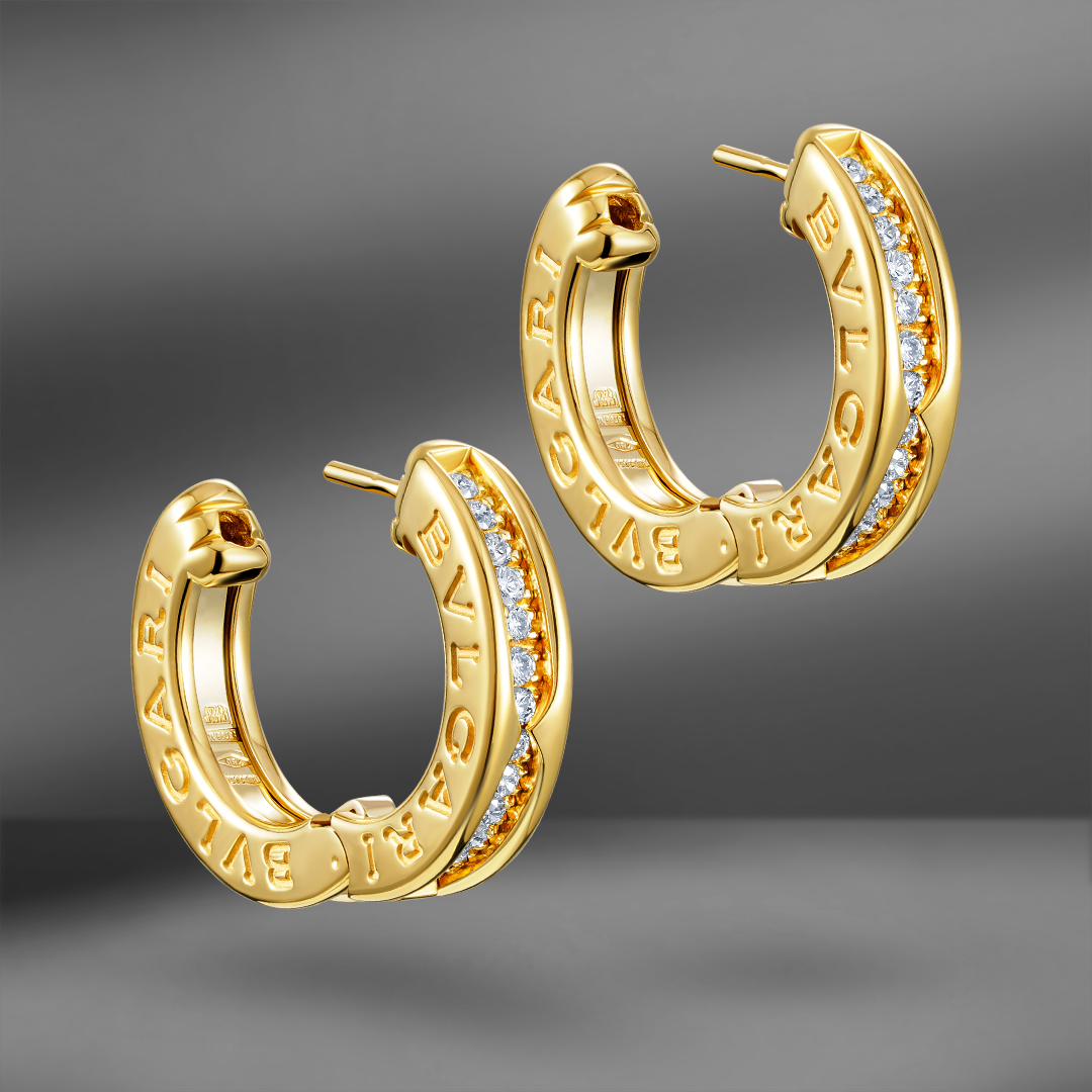 продажа Золотые серьги Bvlgari B.Zero1 Vintage в салоне «Emporium Gold»