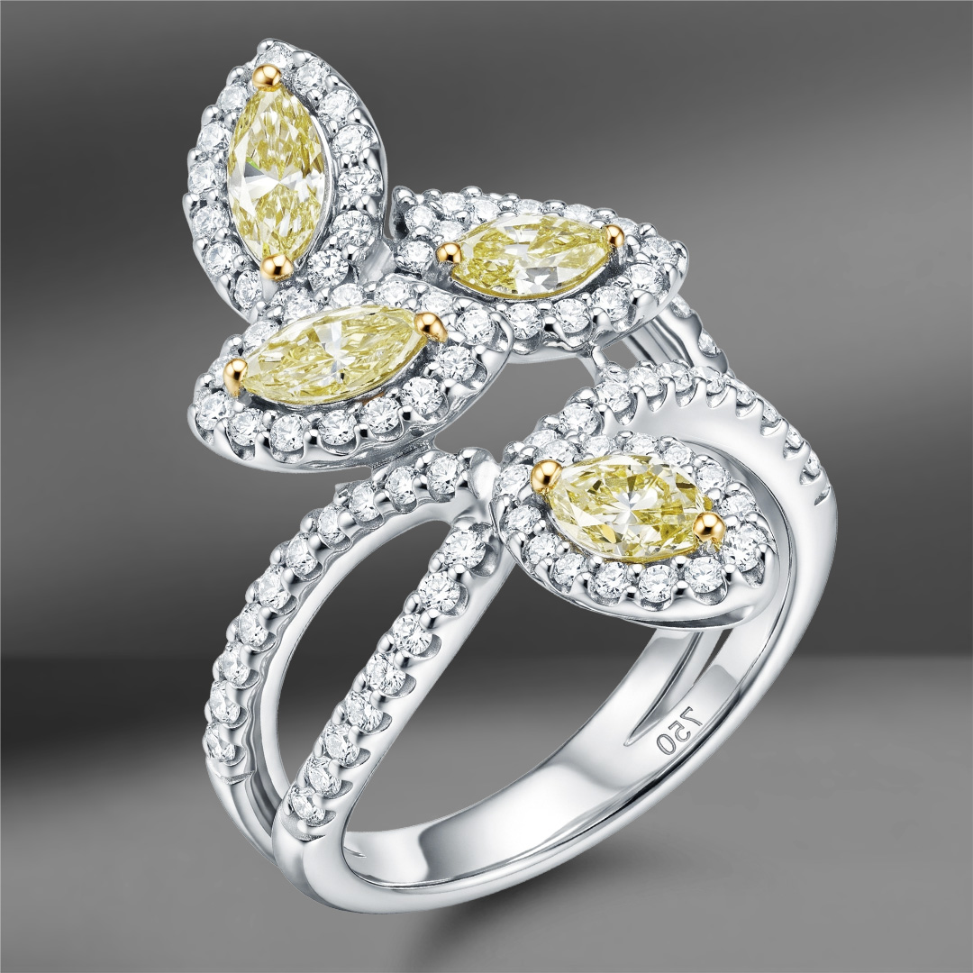 продажа Золотое кольцо с бриллиантами 2.01 Ct в салоне «Emporium Gold»
