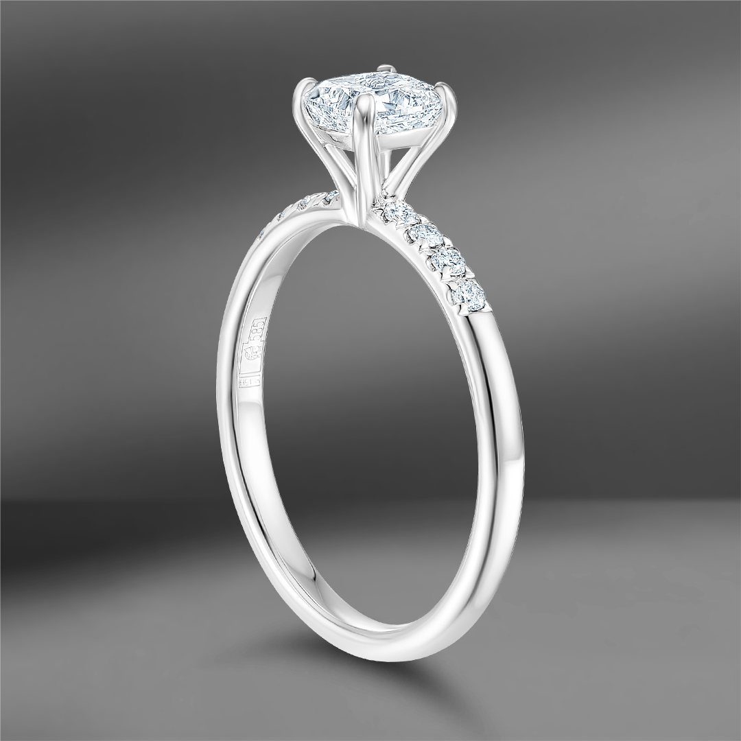 продажа Золотое кольцо с бриллиантами 0.63 Ct GIA в салоне «Emporium Gold»