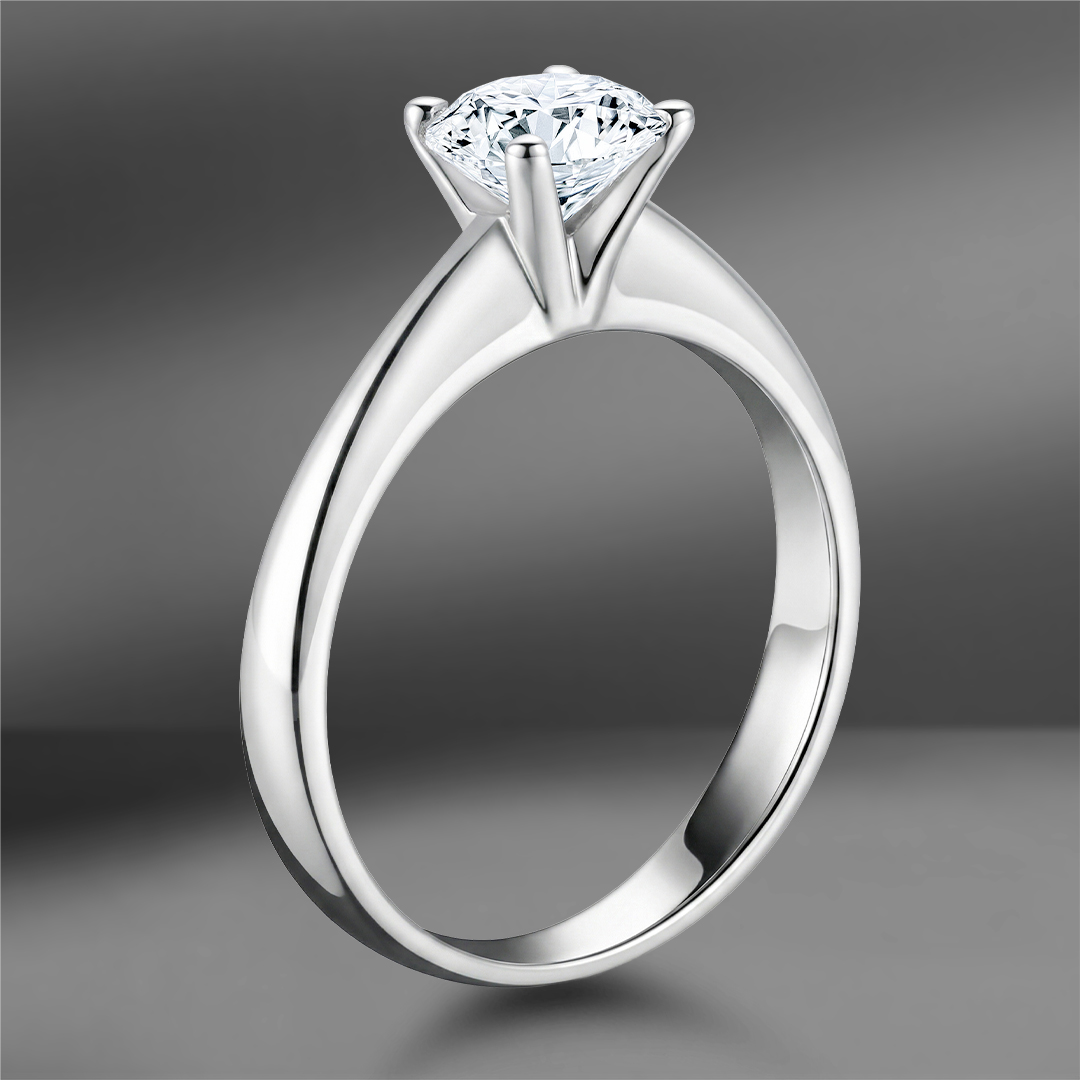 продажа Золотое кольцо с бриллиантом 0.71 Ct (Eu 48) в салоне «Emporium Gold»