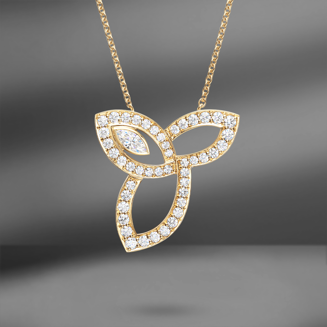 продажа Золотая подвеска Harry Winston Lily Cluster в салоне «Emporium Gold»