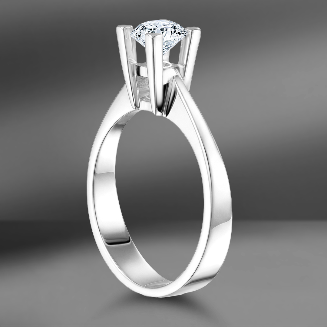 продажа Золотое кольцо с бриллиантом 0.60 Ct (Eu 52) в салоне «Emporium Gold»