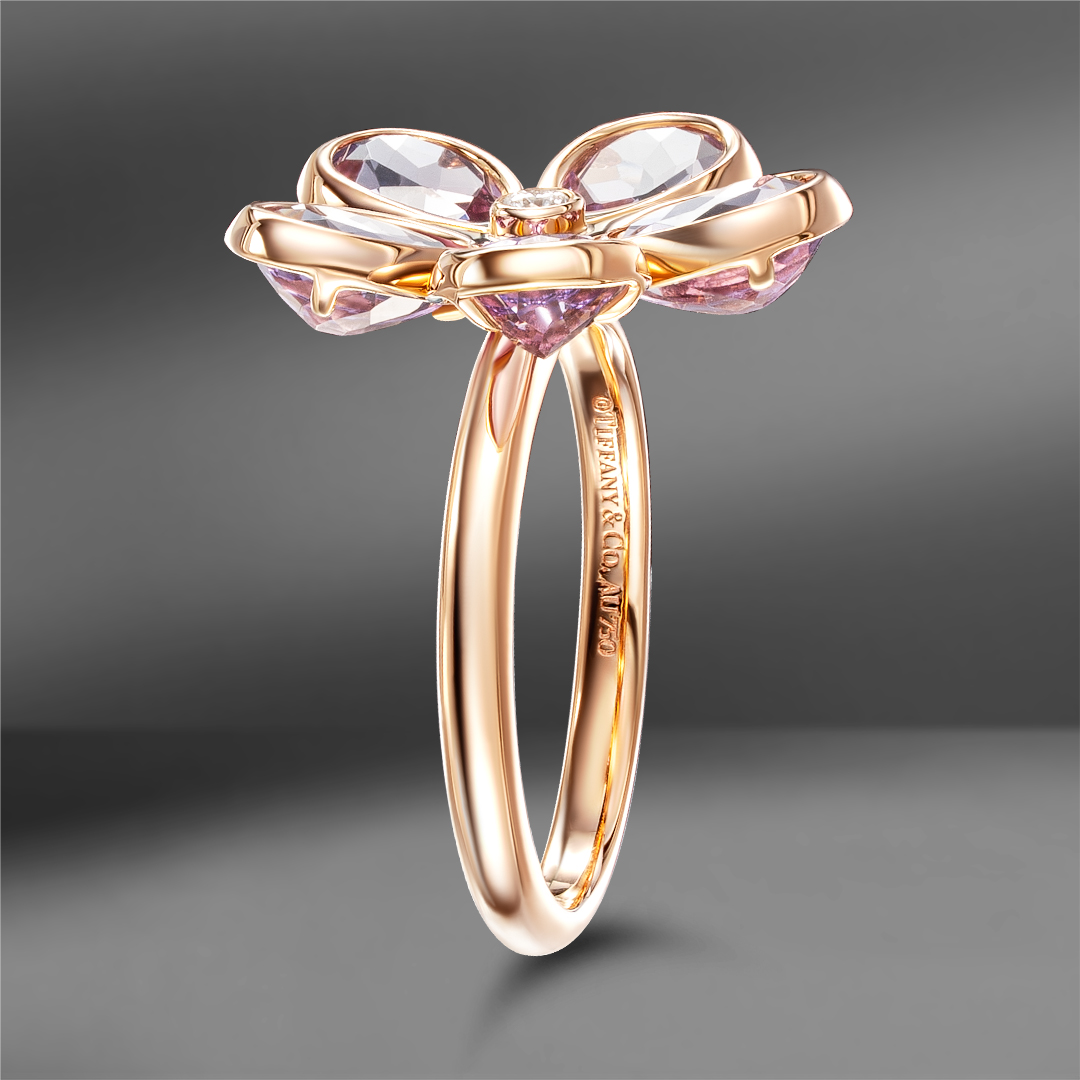 продажа Золотое кольцо с аметистом Tiffany & Co. Sparkles в салоне «Emporium Gold»