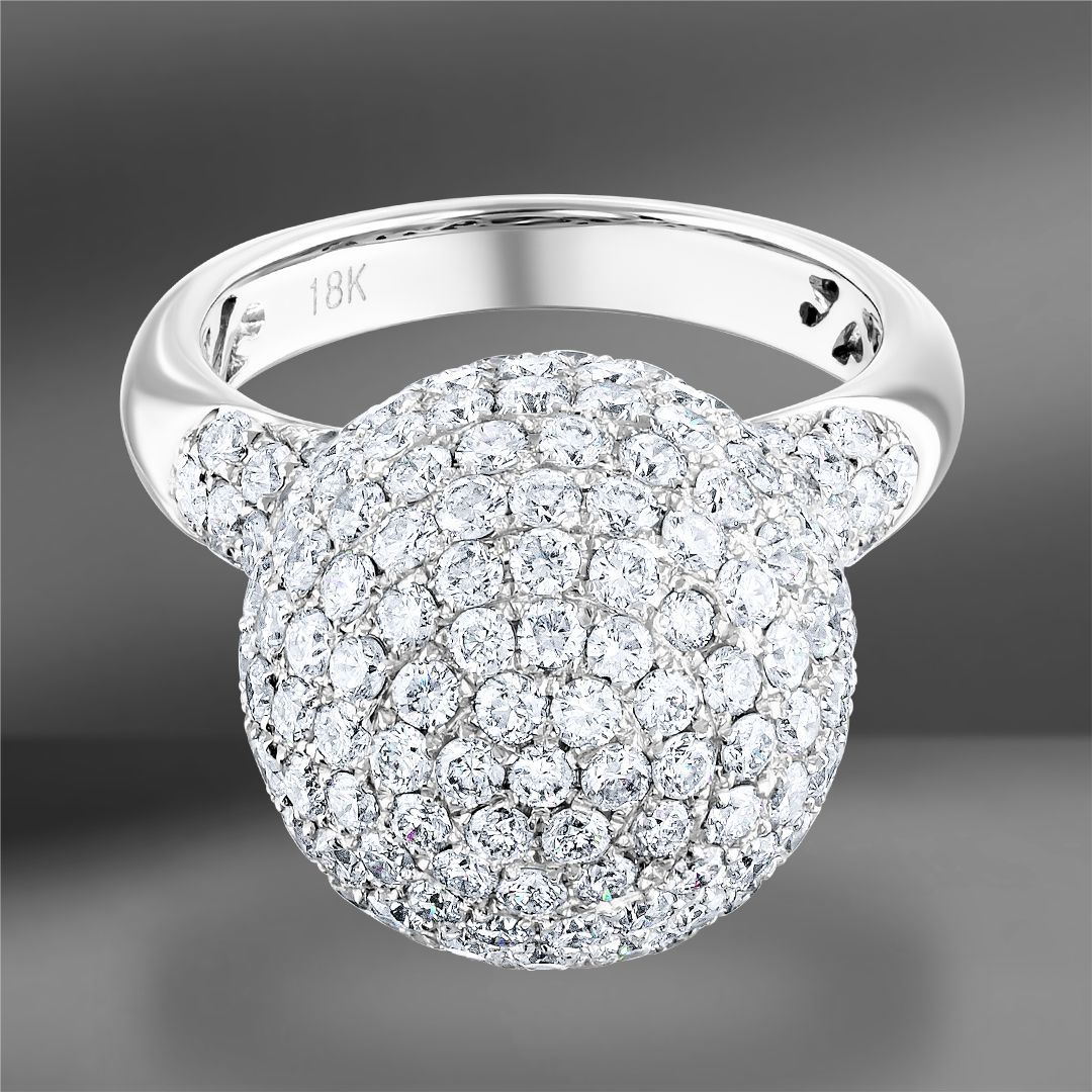 продажа Золотое кольцо с бриллиантами 3.90 Ct в салоне «Emporium Gold»