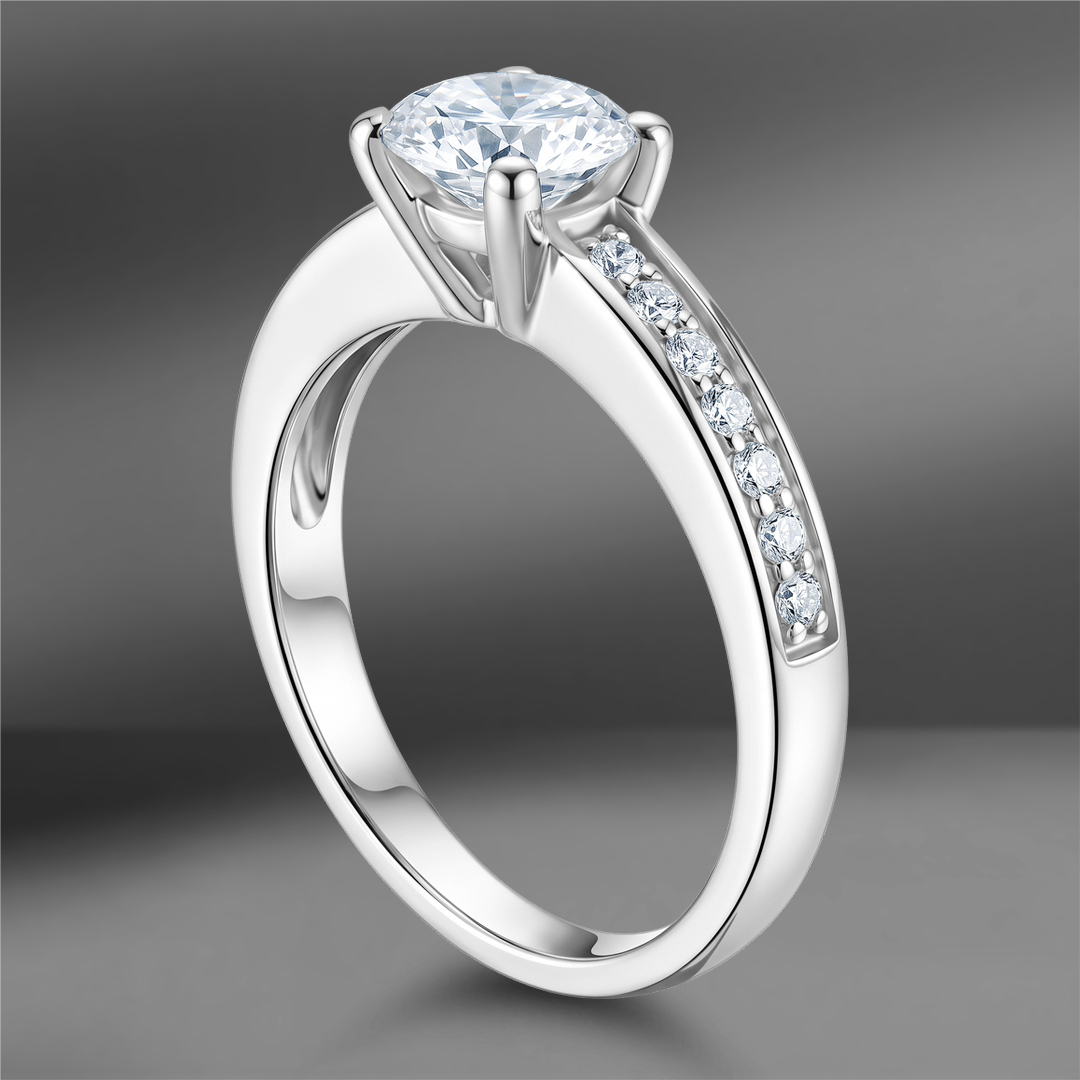 продажа Золотое кольцо с бриллиантами 1.09 Ct (Eu 53) в салоне «Emporium Gold»