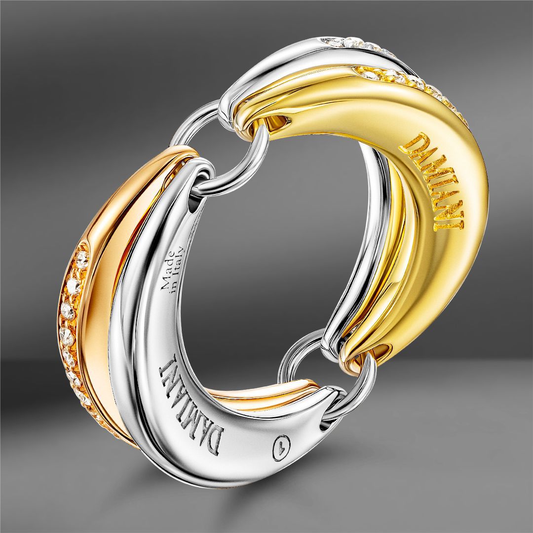 продажа Золотое кольцо с бриллиантами Damiani Gaia в салоне «Emporium Gold»